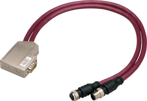 PROFIBUS DP-Adapter-Cable M12-Dsub9-M12