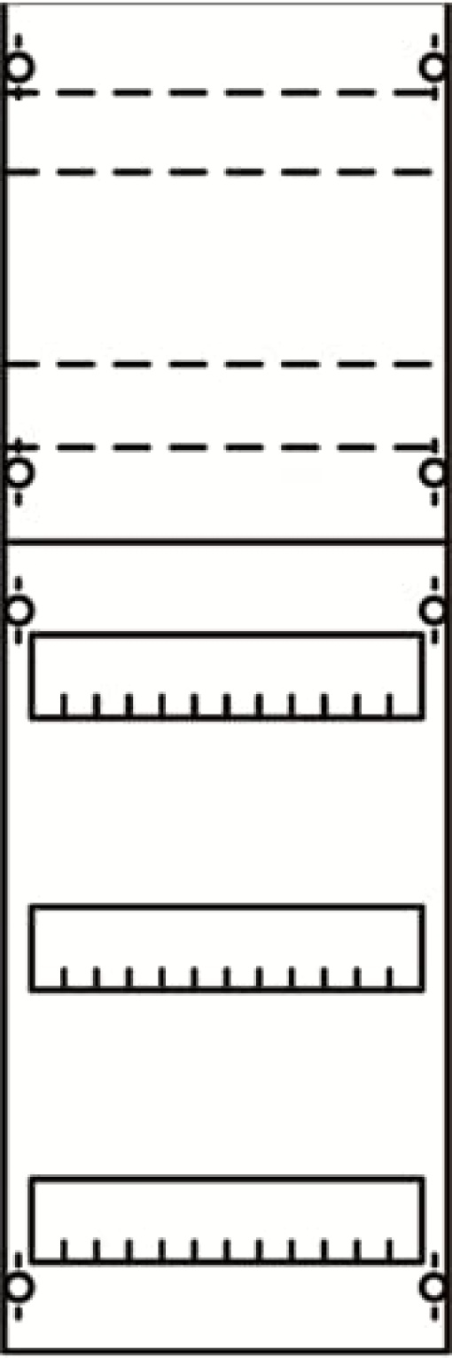 DIN rail devices and DIN rail terminals 750 mm x 250 mm x 120 mm , 3 , 1