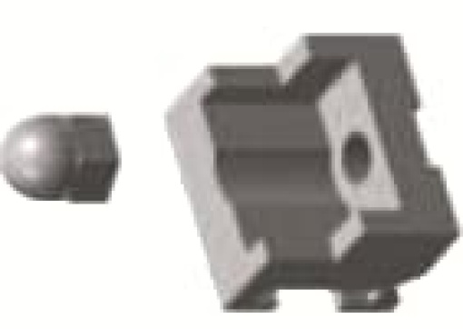 Lock replacement part, 25 mm x 18 mm x 21 mm