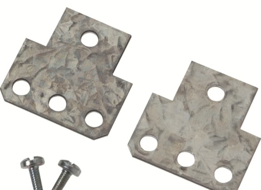 Interior fitting system, 37 mm x 37 mm x 2 mm