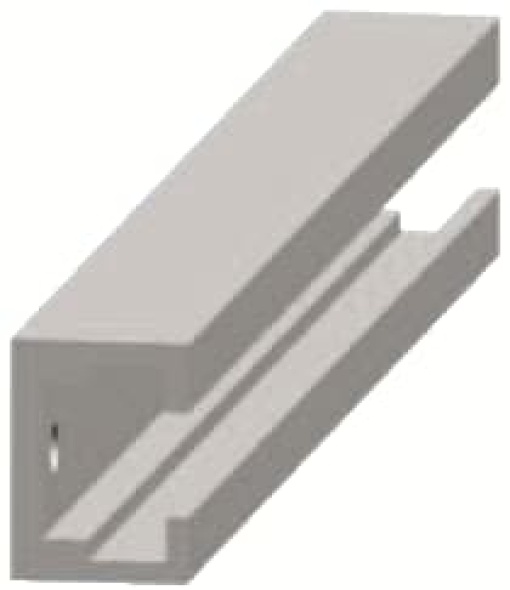 Profile, 27 mm x 750 mm x 32 mm