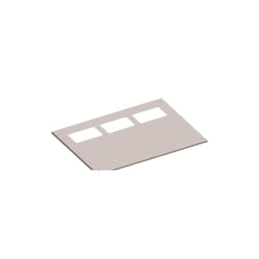 Top plate, 12 mm x 610 mm x 425 mm