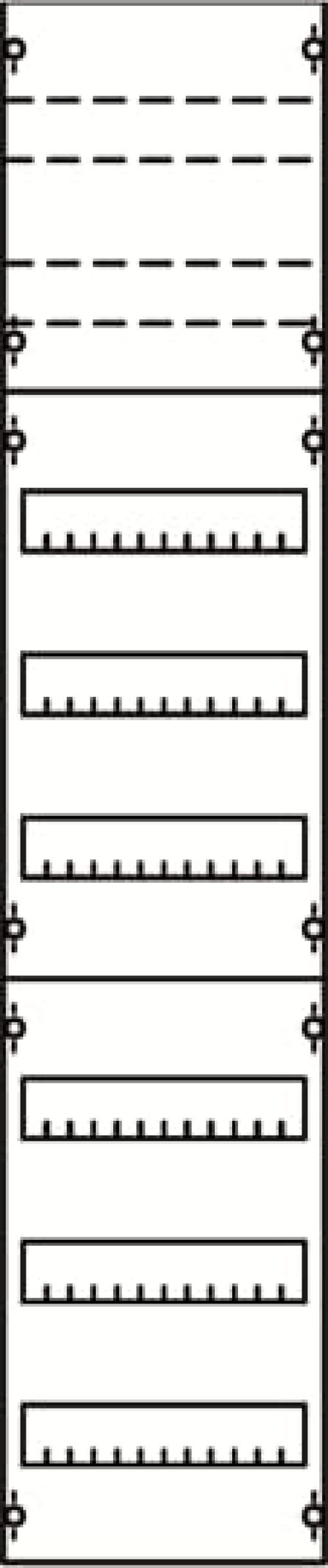 DIN rail devices and DIN rail terminals 1200 mm x 250 mm x 120 mm , 6 , 4