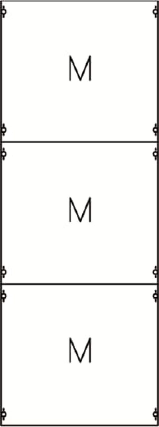 Mounting plate 1350 mm x 500 mm x 120 mm , 0 , 5