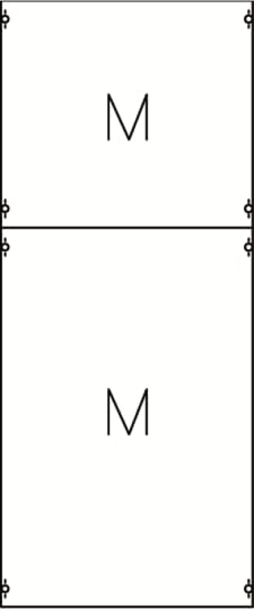 Mounting plate 1200 mm x 500 mm x 120 mm , 0 , 4