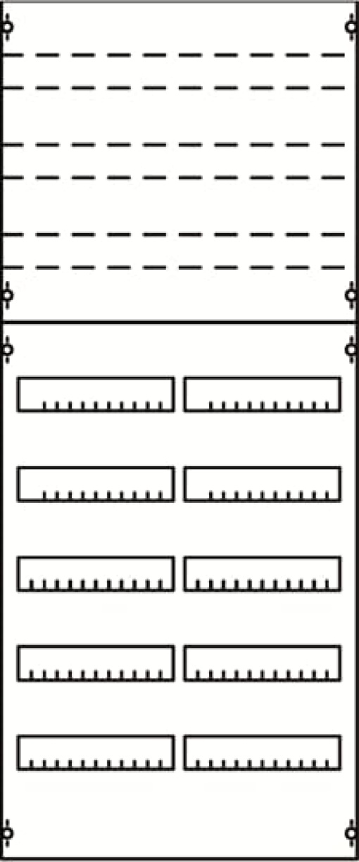 DIN rail devices and DIN rail terminals 1200 mm x 500 mm x 120 mm , 5 , 4