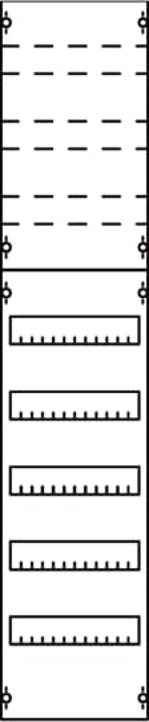 DIN rail devices and DIN rail terminals 1200 mm x 250 mm x 120 mm , 5 , 4
