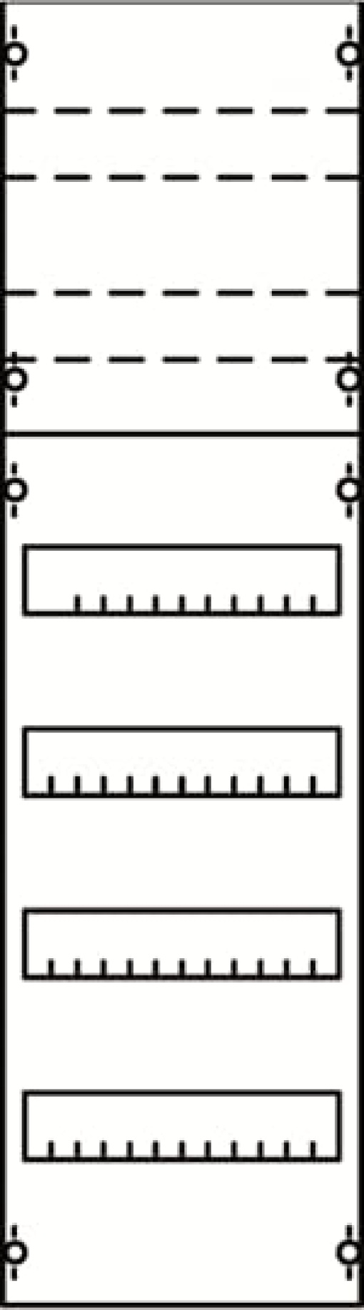 DIN rail devices and DIN rail terminals 900 mm x 250 mm x 120 mm , 4 , 2