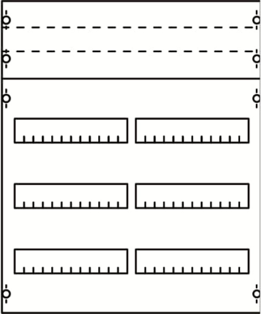 DIN rail devices and DIN rail terminals 600 mm x 500 mm x 120 mm , 3 , 0