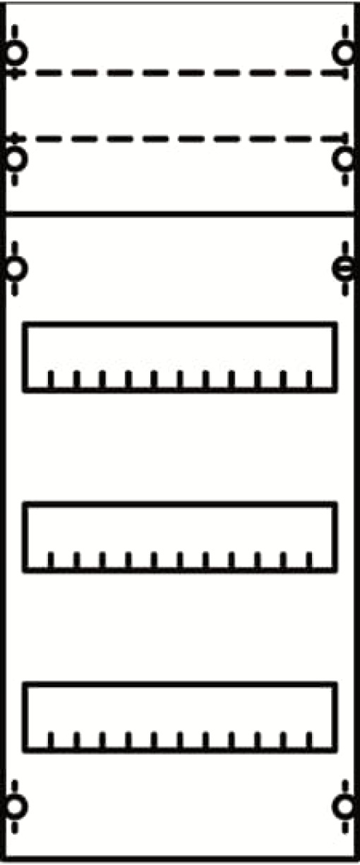 DIN rail devices and DIN rail terminals 600 mm x 250 mm x 120 mm , 3 , 0