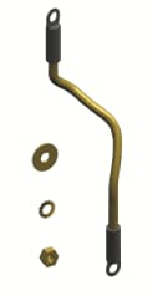 Earthing set, 15 mm x 70 mm x 105 mm