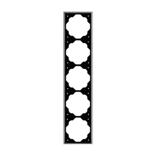 Cover frame 5gangs chrome  impuls