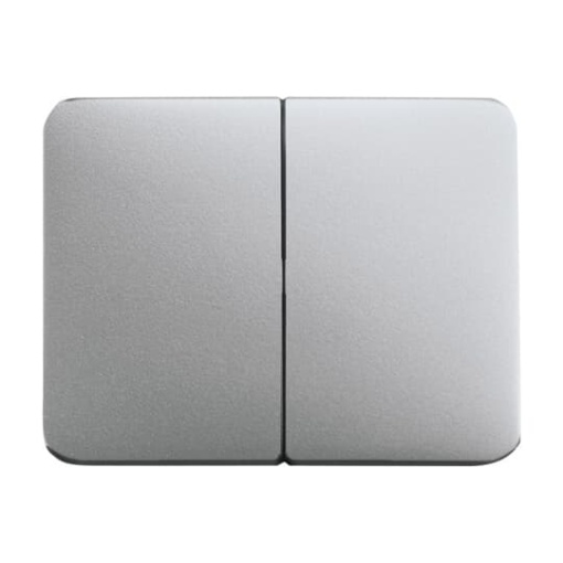 Rocker None for Switchpush button, Two-part rocker titanium - alpha