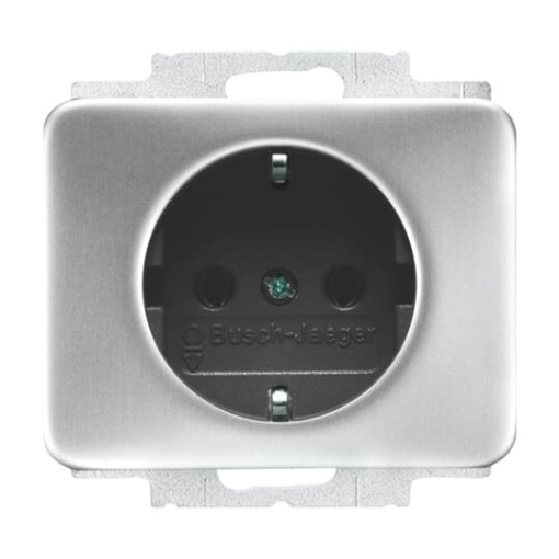 SCHUKO socket insert titanium  - alpha