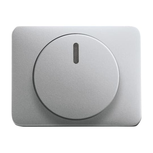 Cover plate for Dimmer Turn button titanium - alpha