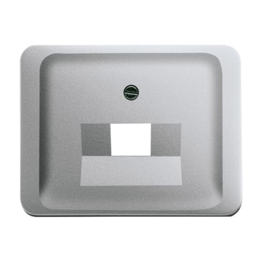 Cover plate UAEIAE ISDN 1 gang titanium - alpha