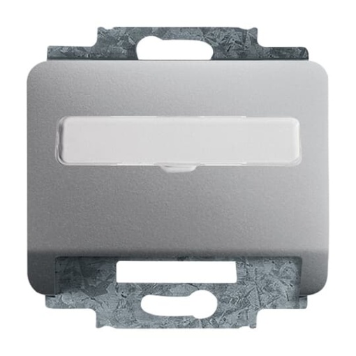 Cover plate with labelling field For data connection housing titanium  alpha