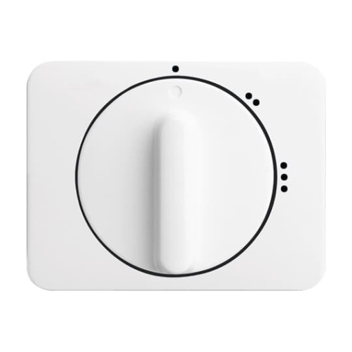 Cover plate with legend Symbol "1-2-3" for Level switch, Turn button studio white - alpha