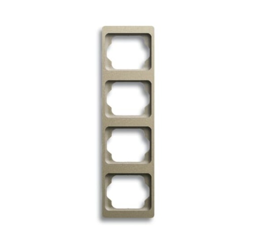 1734 KA260 Cover Frame 4 gangs Palladium Vertical mounting