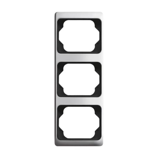 Cover frame 3gang titanium  alpha exclusive