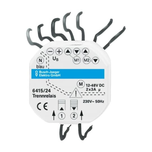 BuschJalousiecontrol II CutOff Relay Venetian blind 12  48 V DC