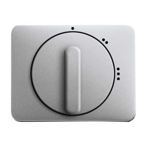 Cover plate with legend Symbol "1-2-3" for Level switch, Turn button titanium - alpha
