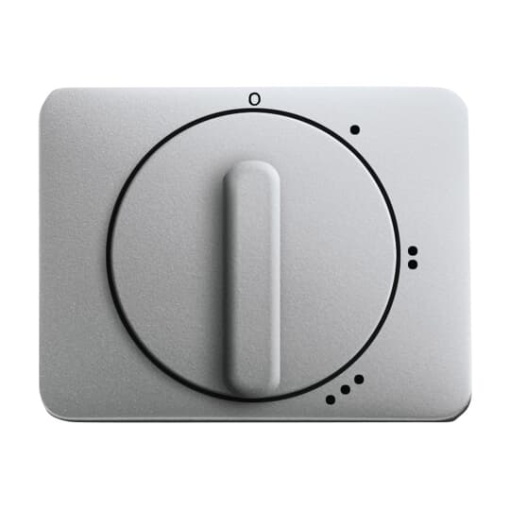 Cover plate with legend Symbol "0-1-2-3" for Level switch, Turn button titanium - alpha
