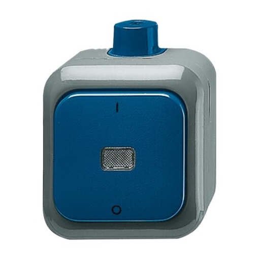 Switch 2pole switch with Not included blue  BuschDuro 2000WDI