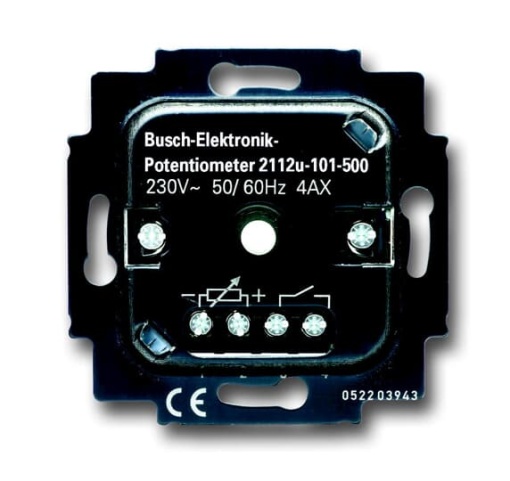 BuschRotaryDimmer Electronic Potentiometer Turn button 230 V