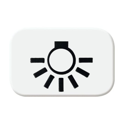 Symbol for rocker with Symbol light alpine white  Buschbalance SI