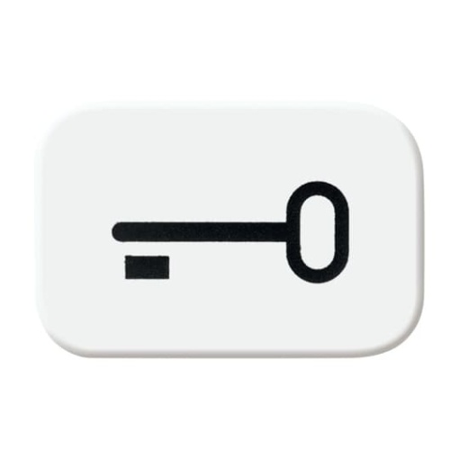 Symbol for rocker with Symbol key alpine white  Buschbalance SI