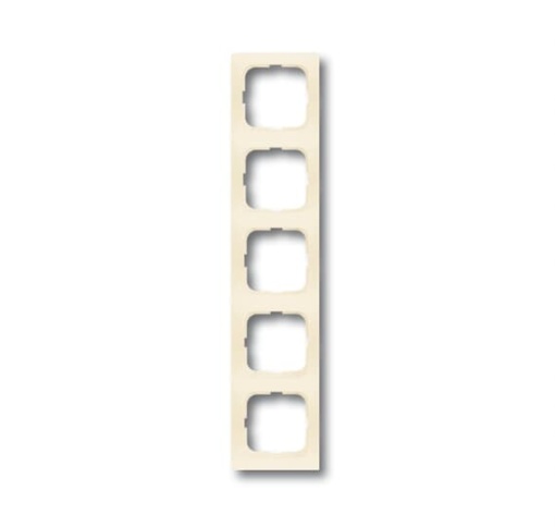 Cover frame 5gang white  Spring