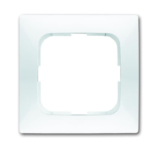 Cover frame 1gang alpine white  Spring