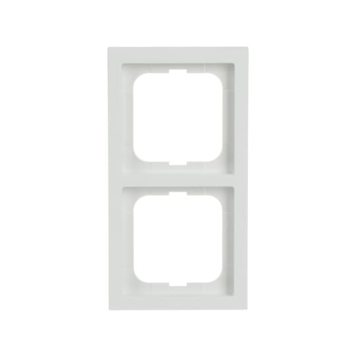 Cover frame 2gang studio white  future linear