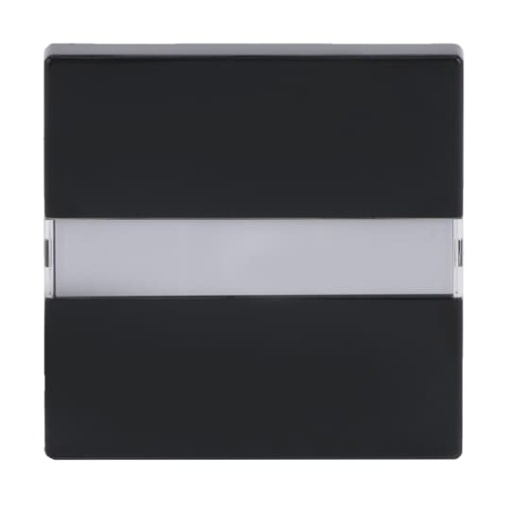 Rocker with labelling field for Switchpush button, Single rocker anthracite - Platform 63