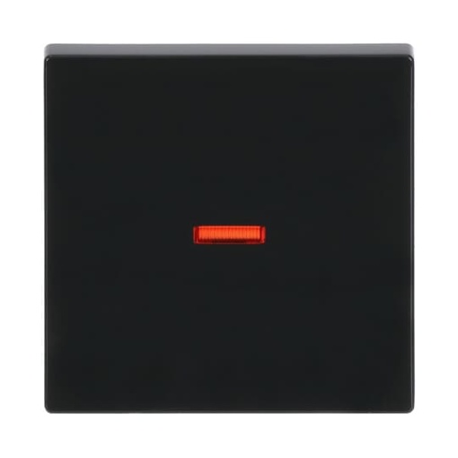 Rocker None with Small Red Calotte for Switchpush button, Single rocker anthracite - Platform 63