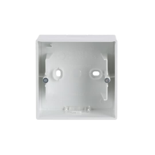Mounting Box 1 gang studio white  future linear