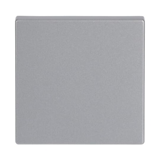 Rocker None for Switchpush button, Single rocker aluminium silver - Platform 63