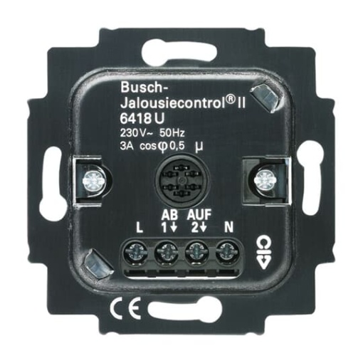 BuschJalousiecontrol II Flush Mounted Inserts 230 V