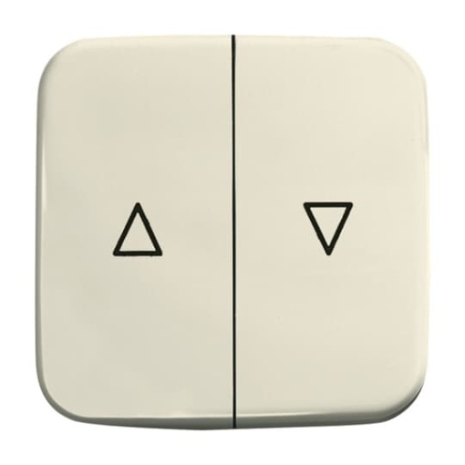 Rocker with legend Symbol "arrows" for Venetian blind, Two-part rocker white - Busch-Duro 2000 SI