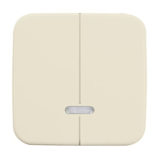 Control Element for Dimmer Two-part button with Neon lamp white - Busch-Duro 2000 SI
