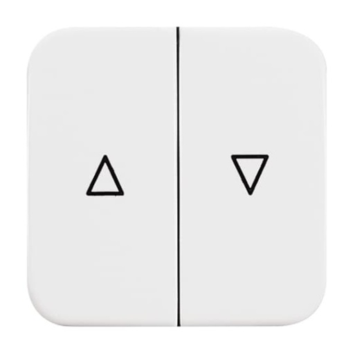 Rocker Symbol "arrows" for Venetian blind, Two-part rocker alpine white - Reflex SI