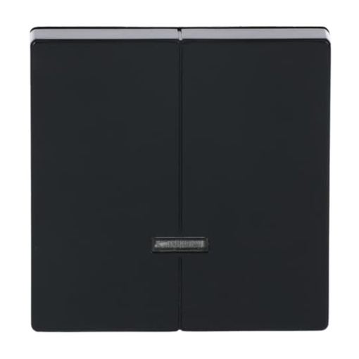 Control Element for Dimmer Two-part button with Neon lamp anthracite - Platform 63