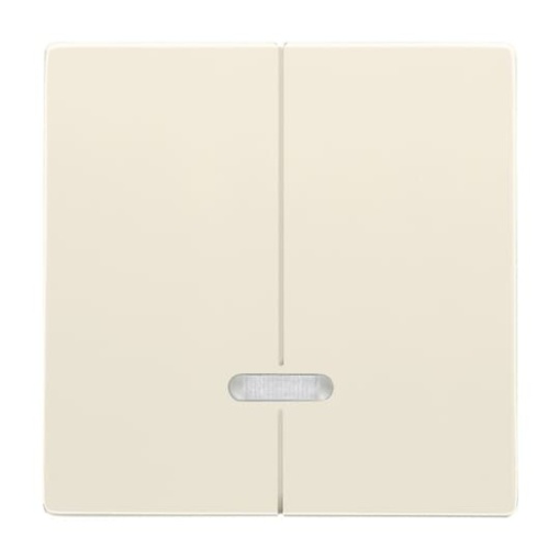 Control Element for Dimmer Two-part button with Neon lamp ivory white - Platform 63