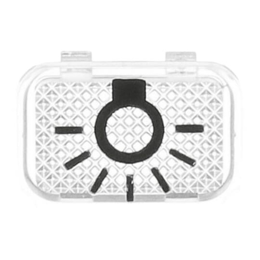 Symbol for rocker with Symbol light transparent  Buschbalance SI