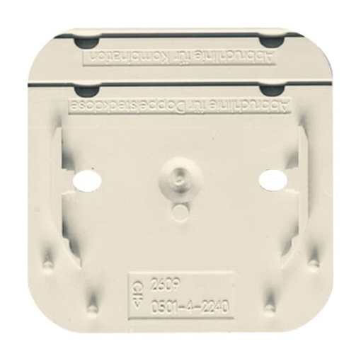 Mounting Plate white - Busch-Duro 2000SM