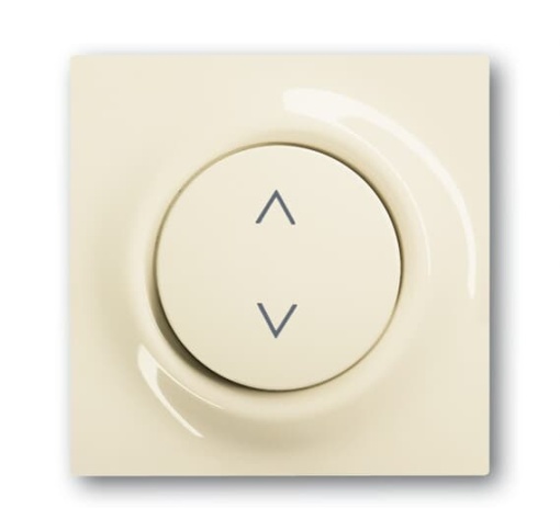 Control Element for Venetian blind Single push button ivory - impuls