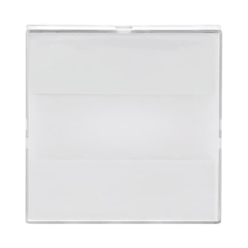 Cover plate with labelling field Busch-Infoline studio white - Platform 63
