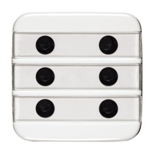 Cover plate with labelling field Busch-Infoline alpine white - Reflex SI