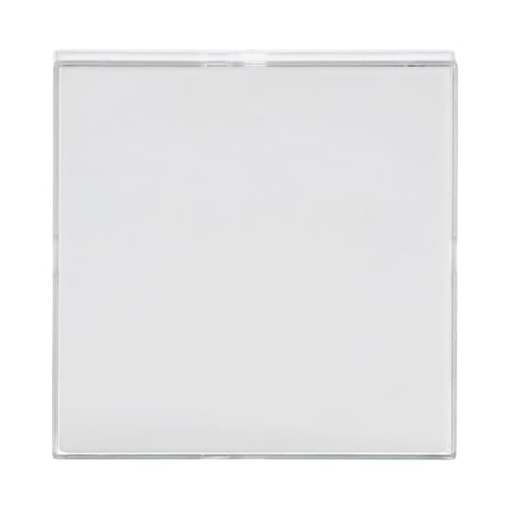 Cover plate with labelling field Busch-Infoline studio white - Platform 63